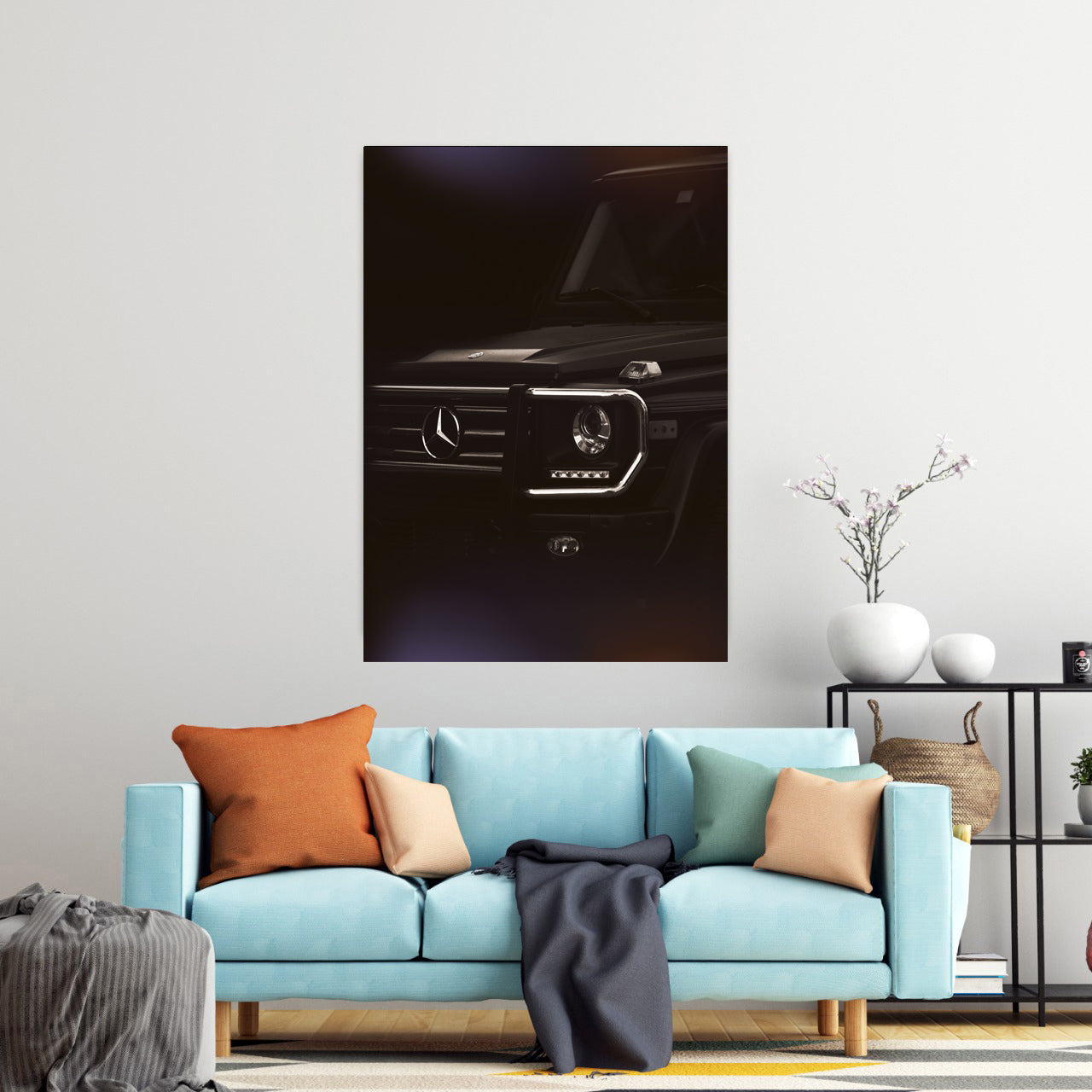 Auto Sportwagen G 63 Black Style Wandbild Leinwandbild