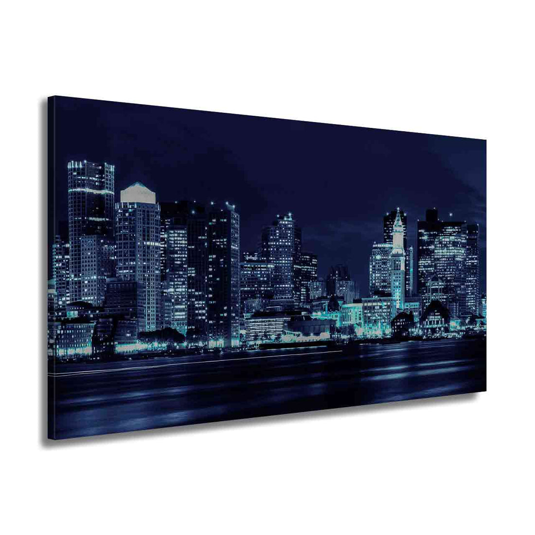 Wandbild USA New York Manhattan Skyline Dark Blue