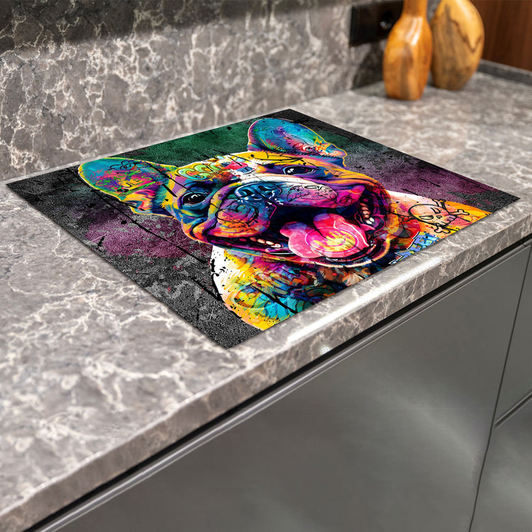 Pop Art Herdabdeckplatten aus Vinyl – bunte Küchendeko & Kochfeldschutz