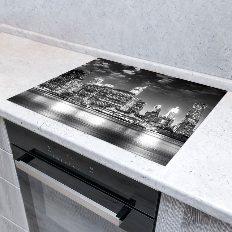 Städte-Herdabdeckplatten – urbaner Stil & funktionaler Kochfeldschutz