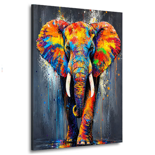 Elefant Pop Art Colour