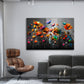 Wandbild Abstrakt Blumen Colour