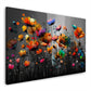 Abstrakte Blumen Colour – Wandbild