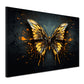 Wandbild abstrakt Schmetterling Dark Mode