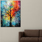 Wandbild abstrakt kahler Baum Paint Style