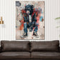 Wandbild Affe mit Sonnenbrille Street Art modern