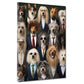 Wandbild All Style Cool Dogs Hunde im Anzug