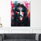 Wandbild Anonymous Maske Street Art modern