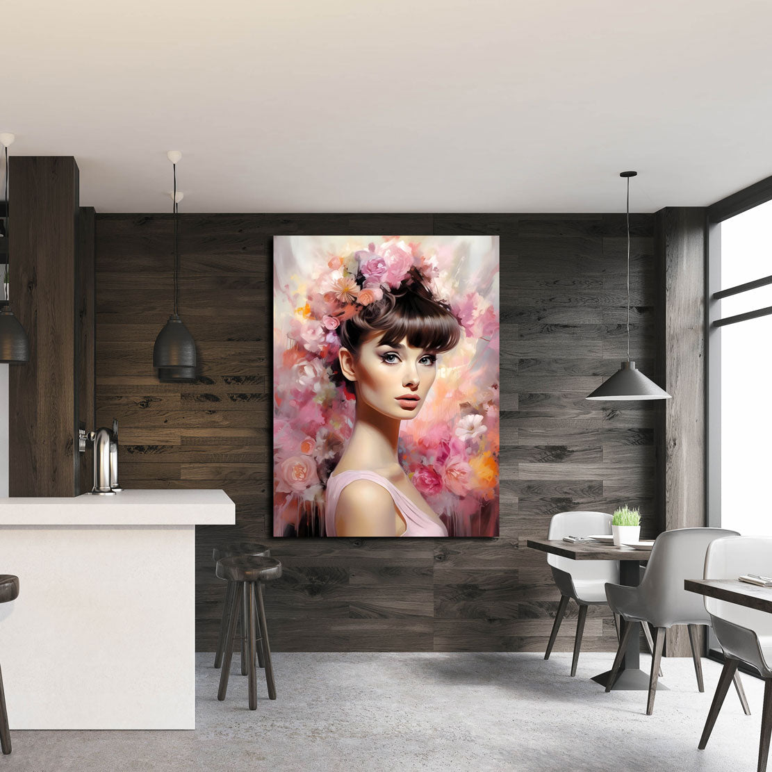 Wandbild Audrey Flower Style