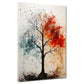 Wandbild Baum im Herbst und Winter