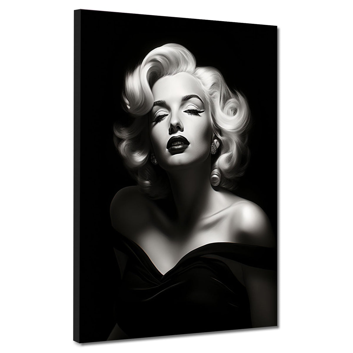 Marilyn Black Style – Wandbild
