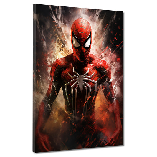 Wandbild Beautiful Spider Man Comic Film Abstract Style