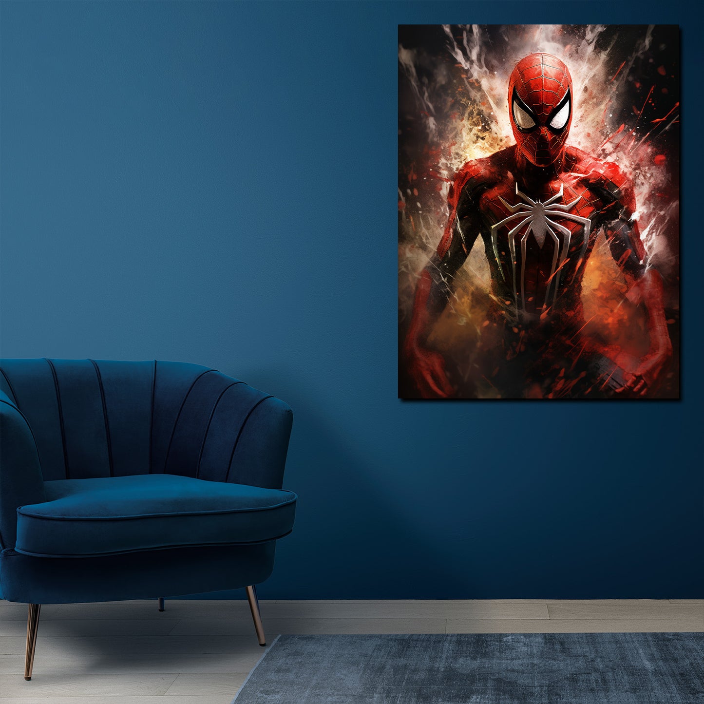 Wandbild Beautiful Spider Man Comic Film Abstract Style