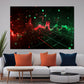 Wandbild Börse Marktdynamik Tradinggrafik Finanznetz modern