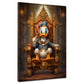 Wandbild Comic Duck King