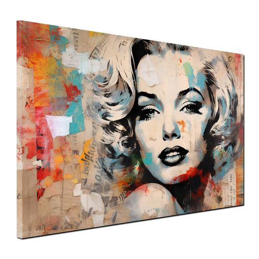 Wandbild Cool Star im Abstract Style
