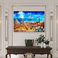 Wandbild Florenz Italien Skyline mit Dom und Himmel