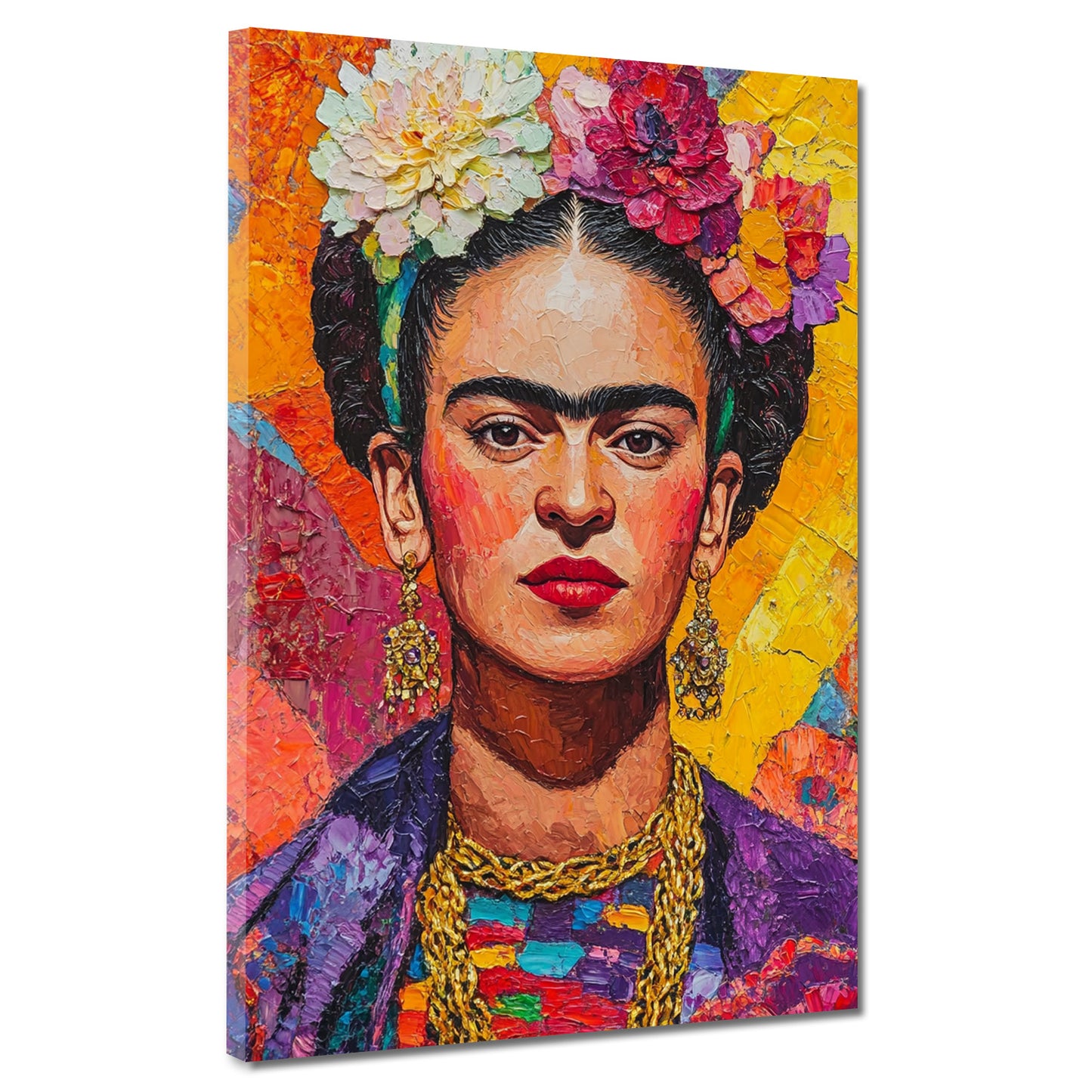 Wandbild Frida lebendiges Pop Art Gemälde farbenfroh modern