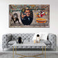 Wandbild Gatsby Style Pop Art Cheers Geld Reichtum modern