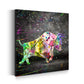 Wandbild Geldschein Stier Graffiti Street Art Style