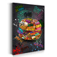 Wandbild Graffiti Burger Kunst Pop Art Stil