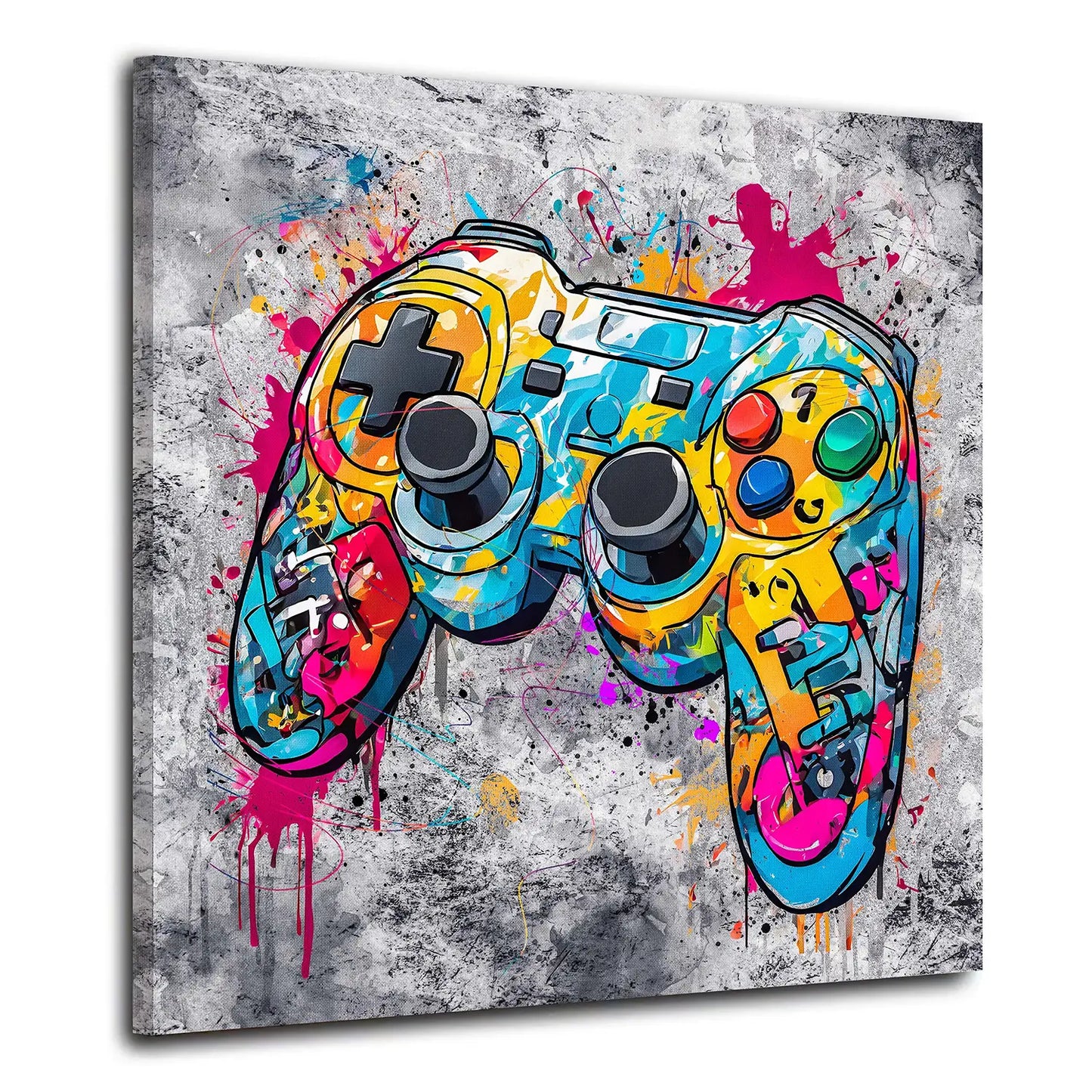 Wandbild Graffiti Gamepad