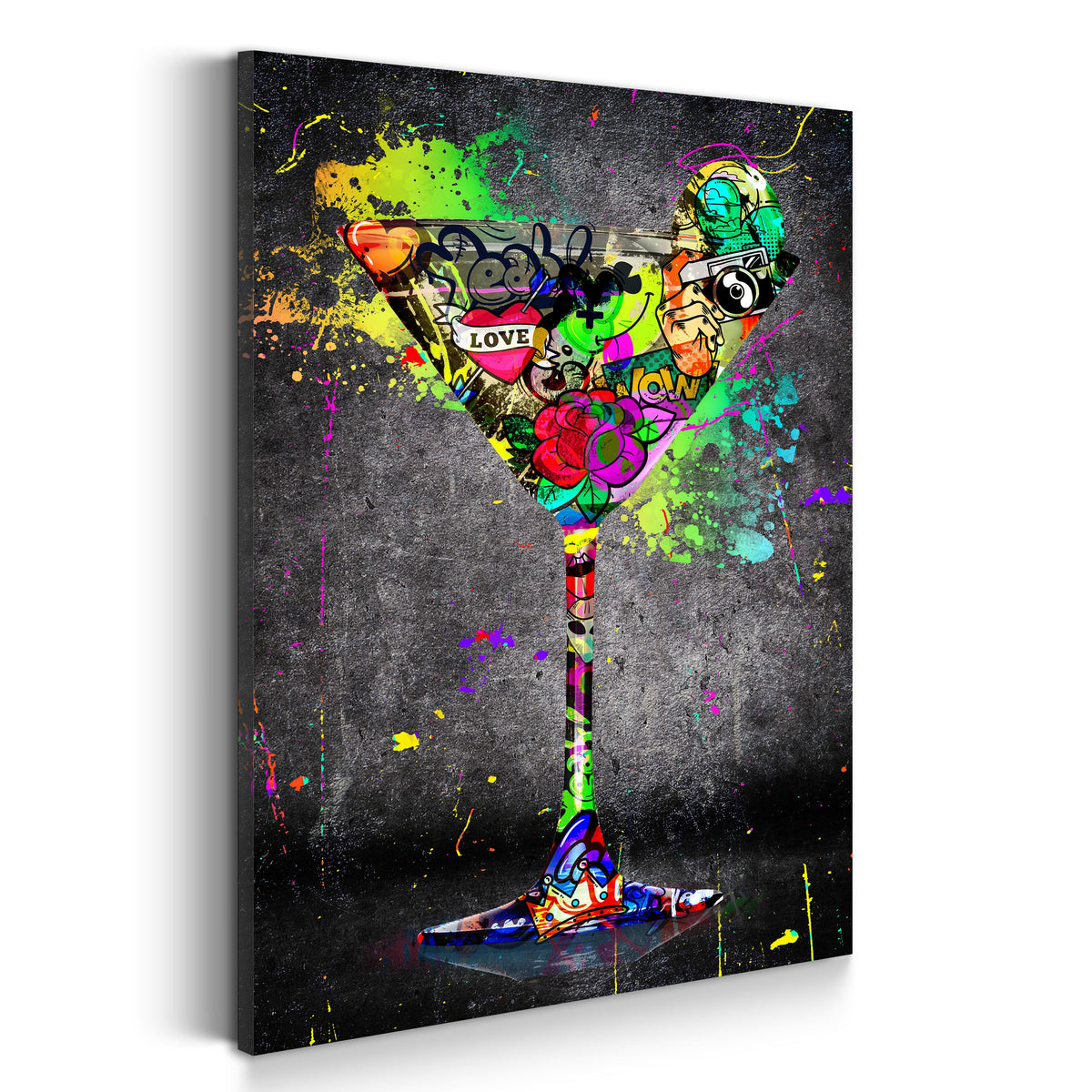 Graffiti-Cocktail – Wandbild