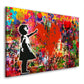 Graffiti Street Art Mädchen Wandbild