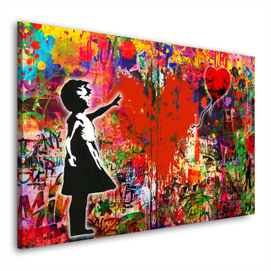 Wandbild Graffiti Street Art Colour