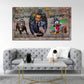 Wandbild Harvey Style Pop Art Comic Geld Erfolg Motivation