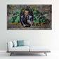 Geld Erfolg Motivation Wandbild Harvey Style Pop Art