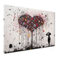 Wandbild Herz Street Art