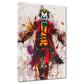 Joker in dramatischer Pop Art – Wandbild