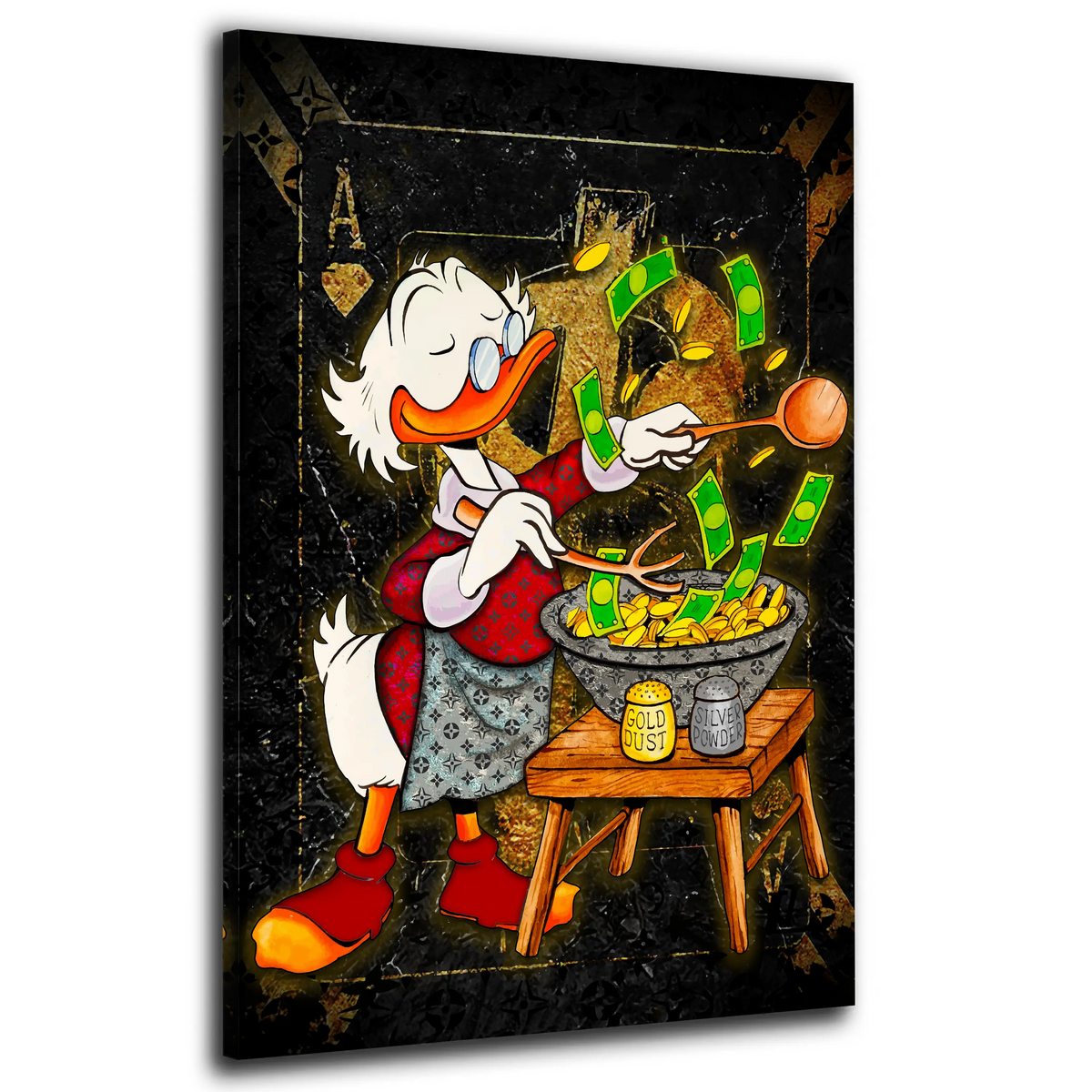 Dagobert Cooking – Wandbild