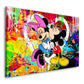 Wandbild  Minnie Pop Art Comic