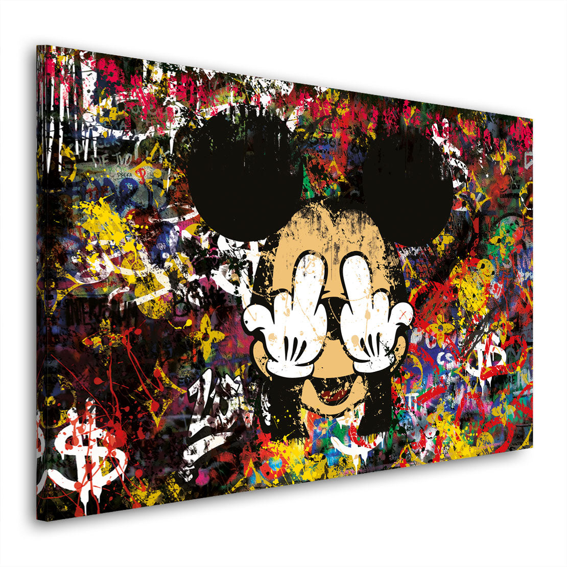 Wandbild Abstract Maus, Pop Art Comic