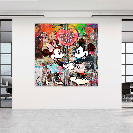 Wandbilder Kunstwelten24 Lieferung) Wunderschöne Pop Art (Kostenlose