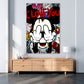 Wandbild Comic Mickey I Love You Pop Art Style