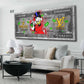 Dagobert Pop Art 1 Dollar Kunst Comic Wandbild