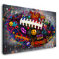Rugby Graffiti – Wandbild