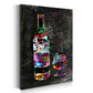 Wandbild Graffiti Street Art Whisky mit Glas