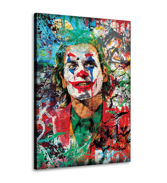 Wandbild Joker Pop Art Abstract Colour