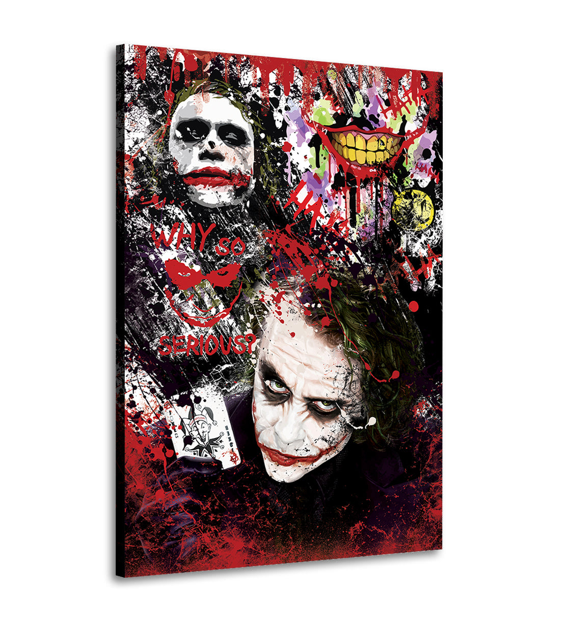 Wandbild Joker Pop Art Abstract Edition