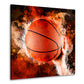 Wandbild Kunst Basketball Let`s Play