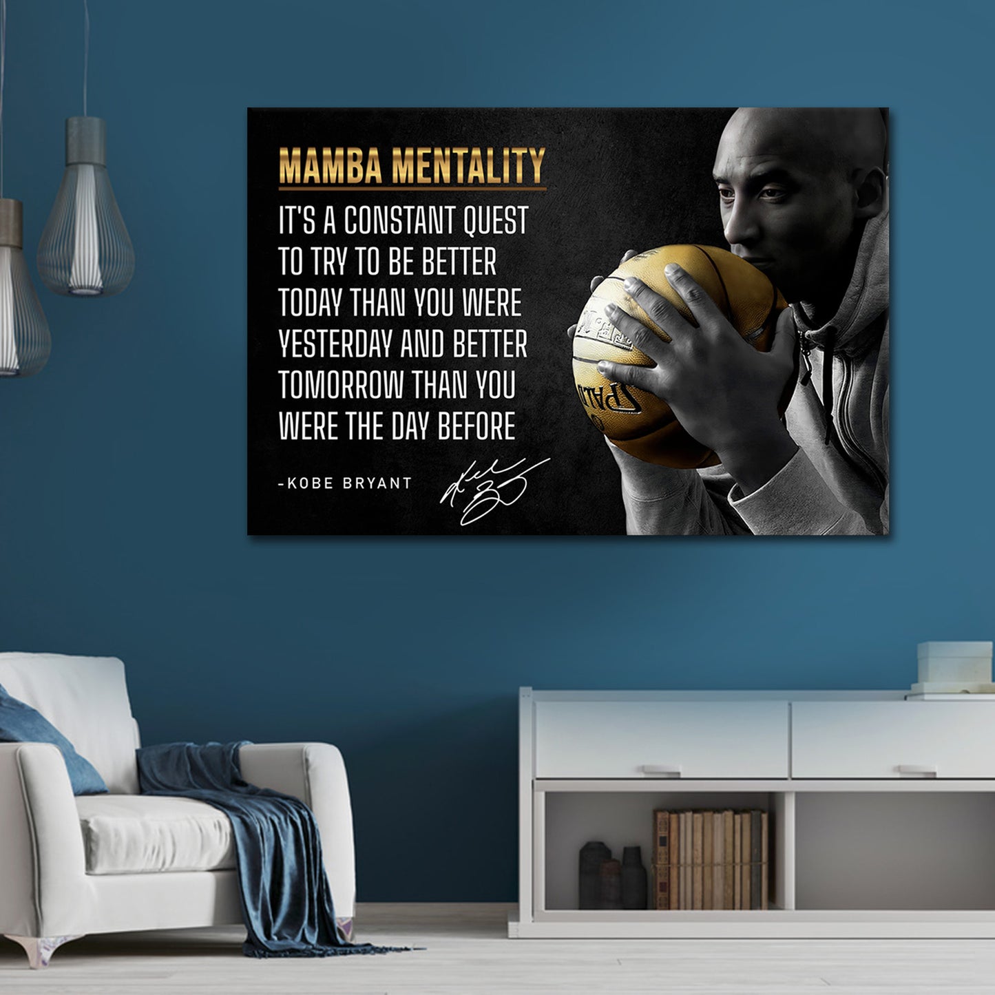 Wandbild Motivation Mamba Mentalität