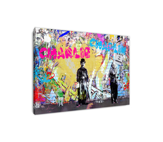 Wandbild Pop Street Art Charlie Edition