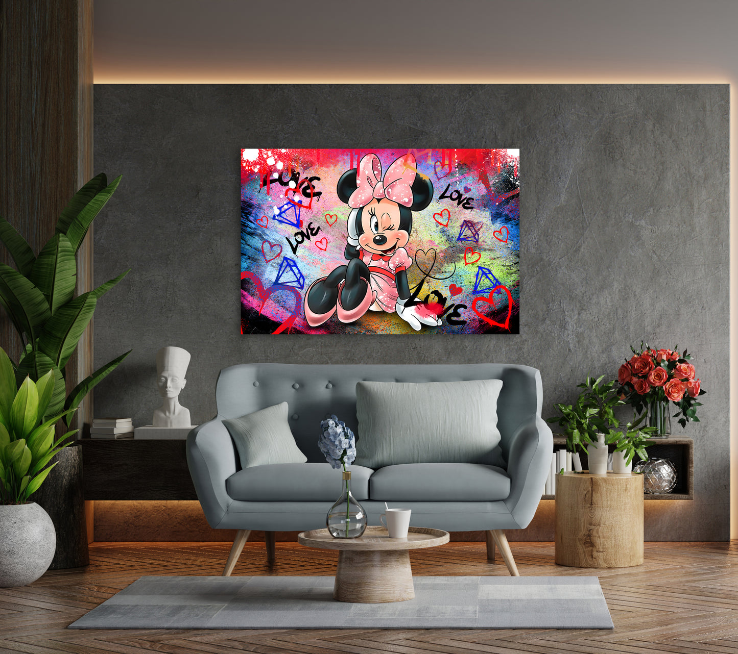 Wandbild Pop Art Beautiful Mouse Style