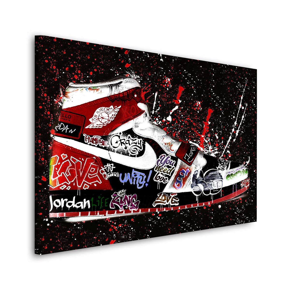 Street Pop Art Schuh – Wandbild