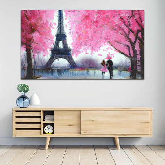 Wandbild abstrakt Painting Style, Paris