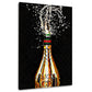 Flasche Luxus Champagne Wandbild